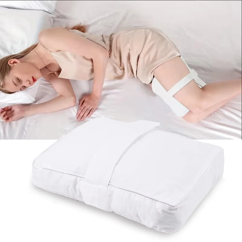 Memory Foam Single Leg Pillow, Knee Pillow For Side Sleepers, With Adjustable Straps, Leg Cushion Pad Suitable For Side Sleeping view 2