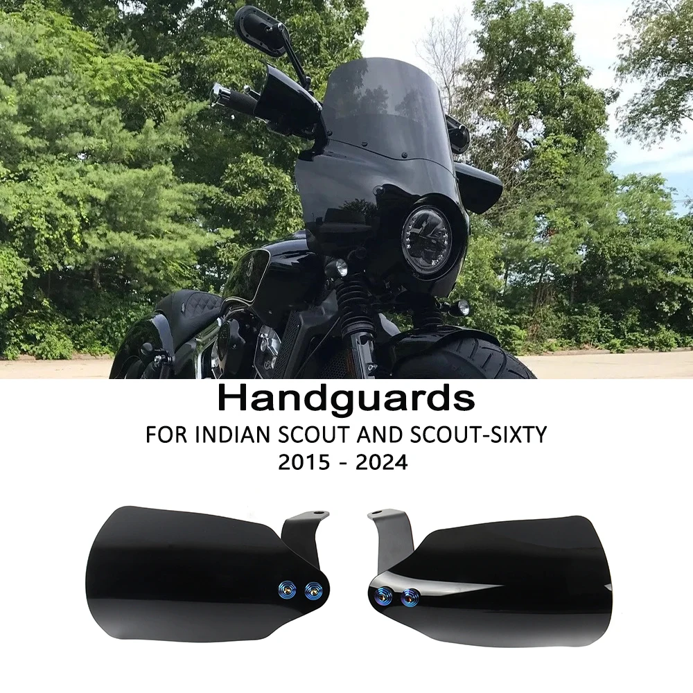 

Черные защитные ограждения для рук мотоцикла, защитная крышка для руля, поручни для 2015–2024 INDIAN SCOUT AND SCOUT-SIXTY 2024