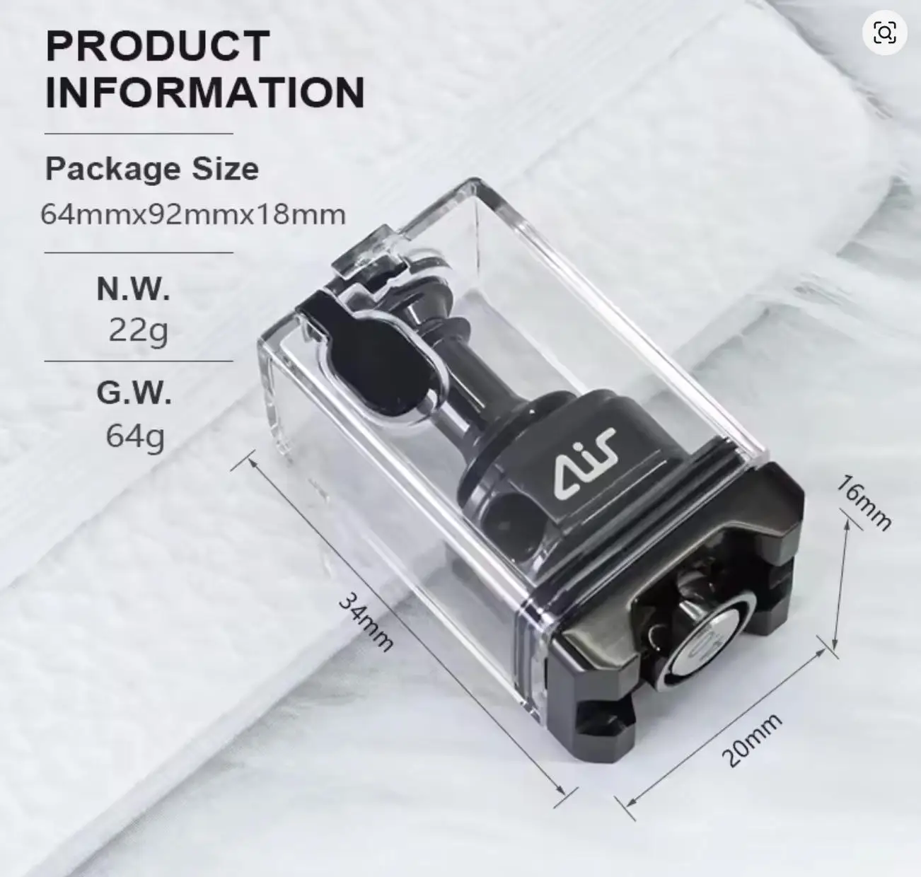 

SXK Air RBA Tank Customizable Airflow Enhanced Build Deck with Multiple AFC Pins 1.0/1.2/2.0/2.5/3.0/3.5/4.0mm by Ground Kloud