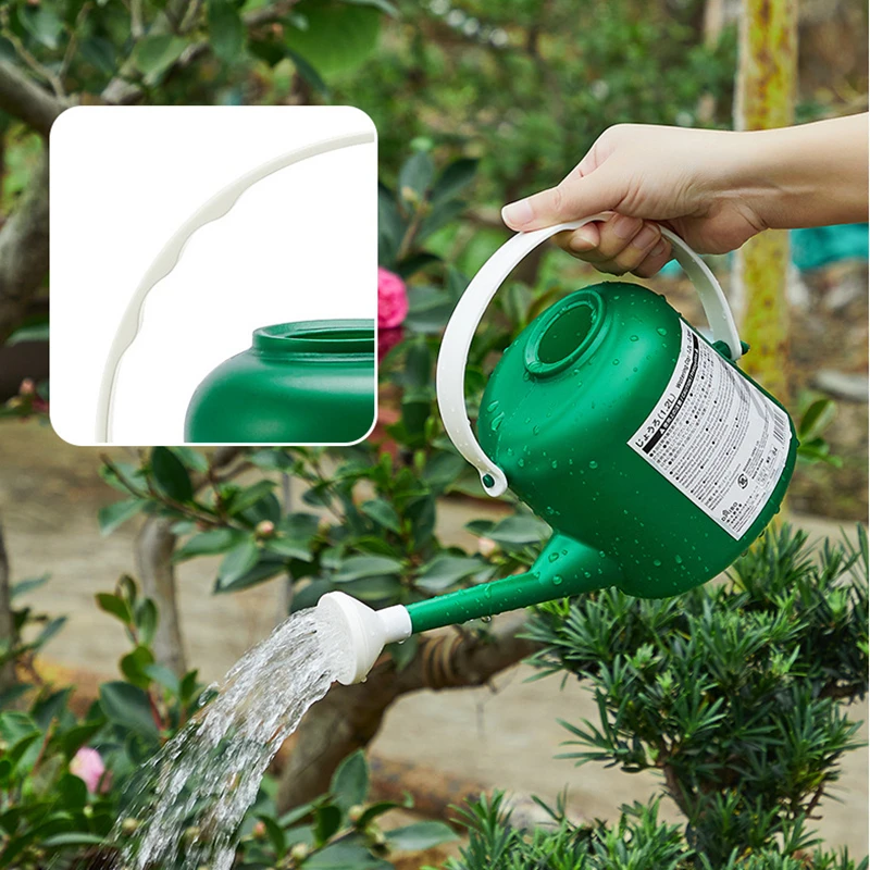 Watering Pot, Sprinkler, Thickened Horticultural Tools, Plastic Sprinkler Pot, Household Spray Pot, Long Mouth Pot, 1.2L