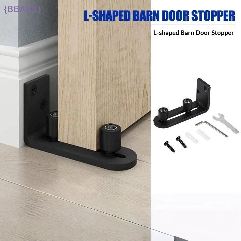 Sliding Door Bottom Guide Roller Anti Swing Stopper Kit Adjustable Floor Mount Limit Wheel For Door Sliding Door Installation{H