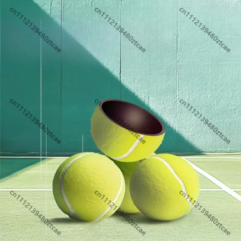 40Pcs Training Tennis Balls High Bounce Wear Resistant Practice Tennis Balls Practical Sports Accessory For Tennis Machine Use