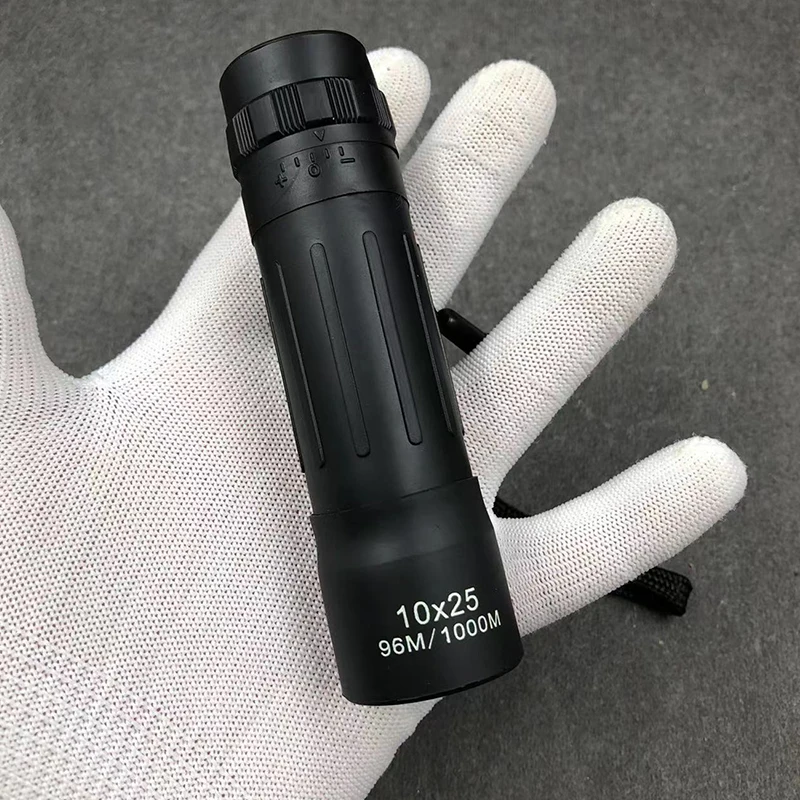 10*25 Zoomable Telescope Optic Lens Night Vision Monocular Scope Device Powerful Monoculars