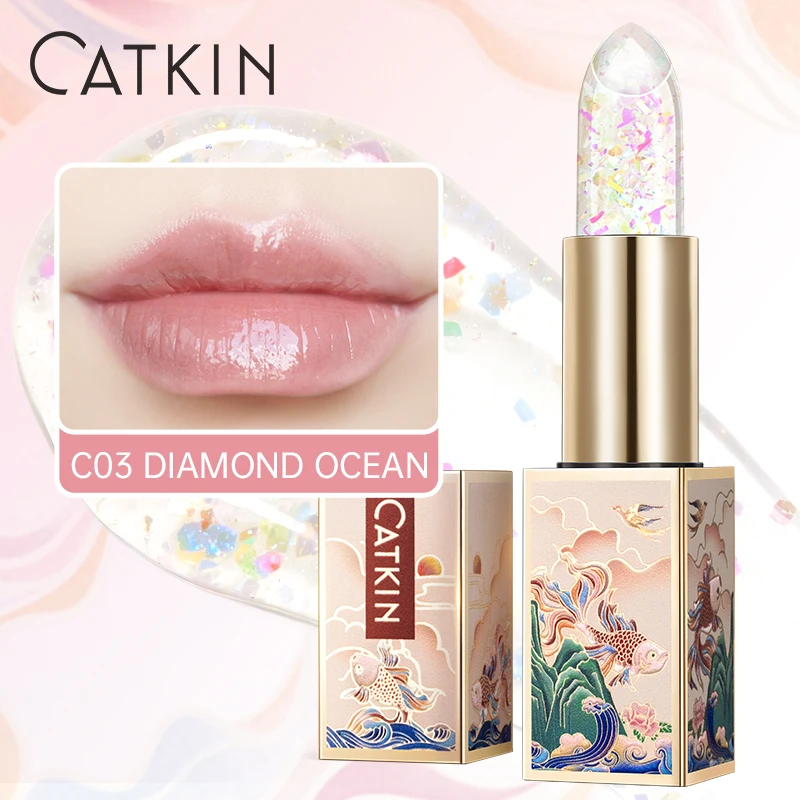 CATKIN SPARKLING LIP BALM MOONLIGHT COLOR-CHANGING LIP STICK - NEW SERIES image 3
