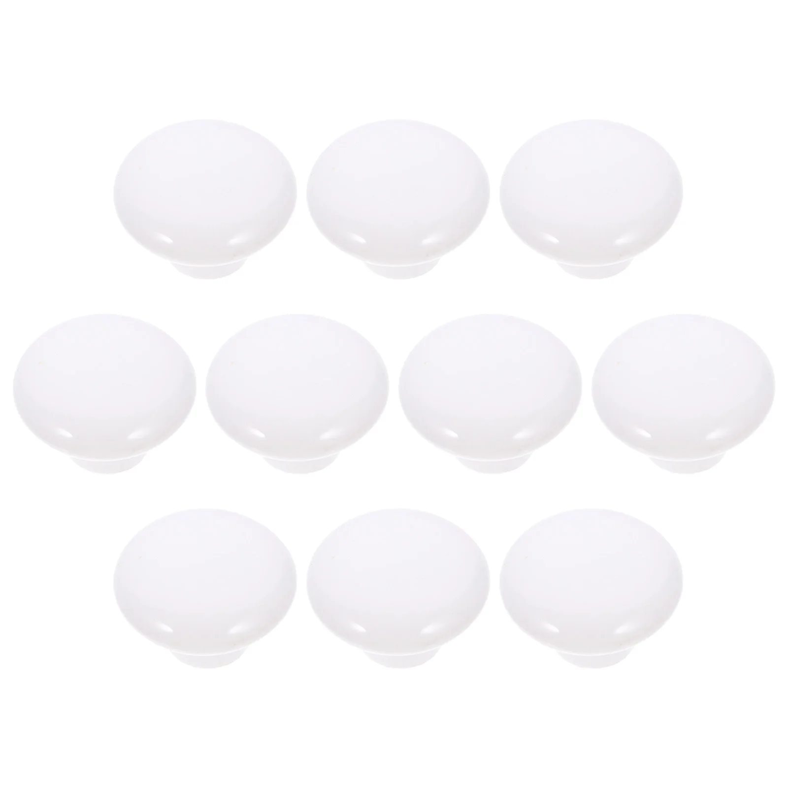 

10 Pcs Black Handles Small Cabinet Knobs Drawer White Cupboard Kitchen Cabinets