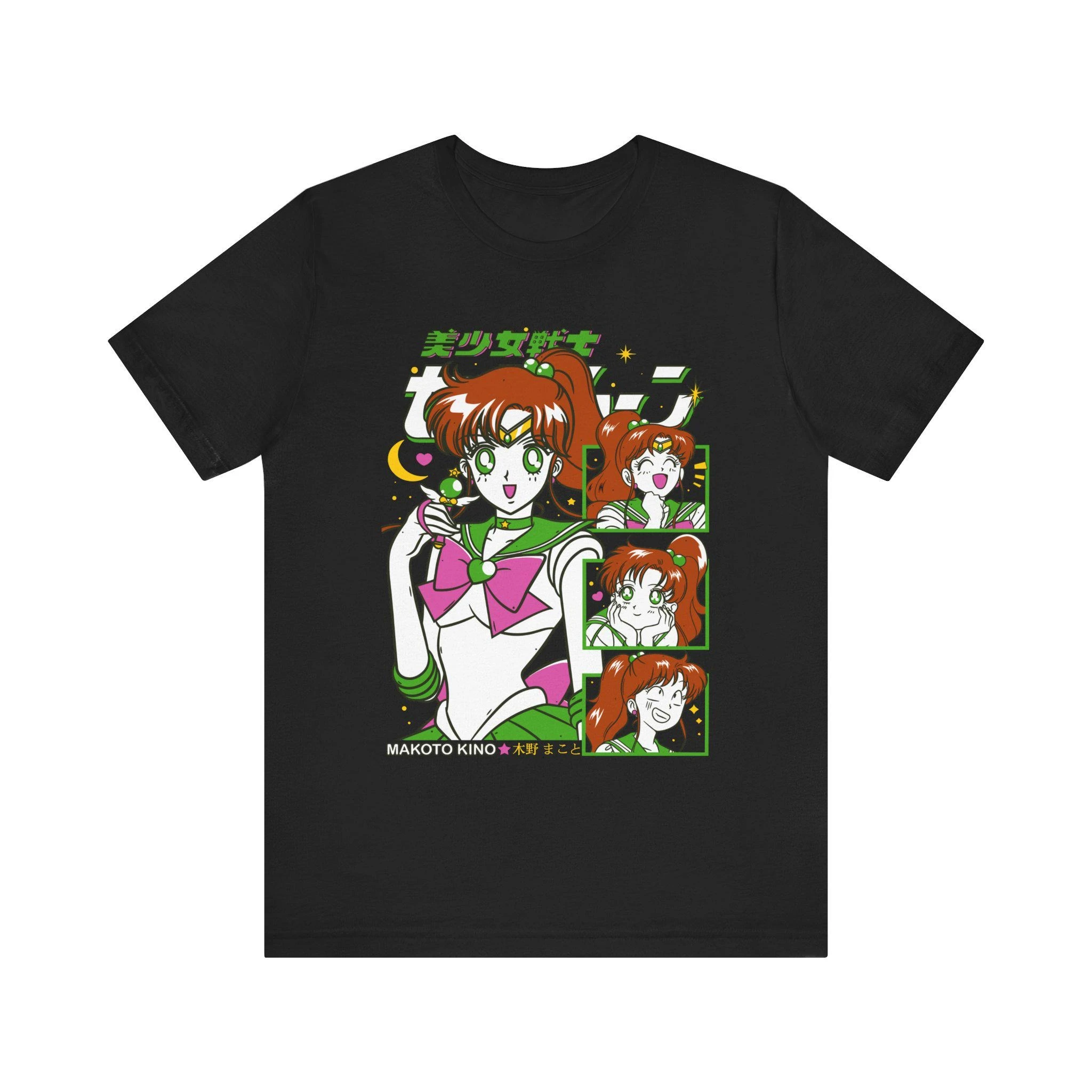 Sailor Moon Retro 90er Jahre Anime Grafik T Shirt Sommer Baumwolle Männer Frauen T Streetwear Casual Trend Kurzarm Paar Hip Hop Top