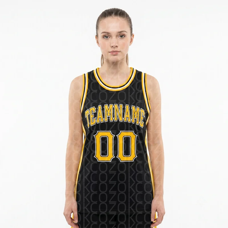 Custom Black Style Basketball Jersey Tank Tops for Men Jersey Personalized Team Unisex Top