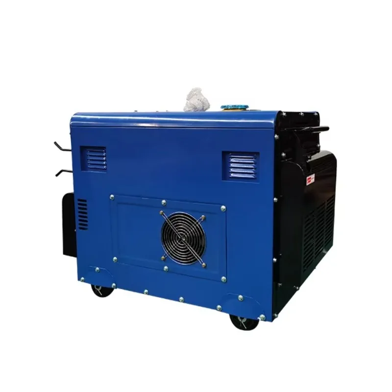 CE Qualified High Quality 3 Phase 50 60 Hz 4 5 6 KW 110 220 380 400 V Inverter Silent Diesel Welder Generator For Industrial