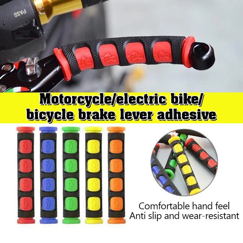 Brake Handle Silicone Sleeve Motorcycle Bicycle Protector Rubber Soft Anti-Slip Cover Protective Handle Bar Cover Accessories