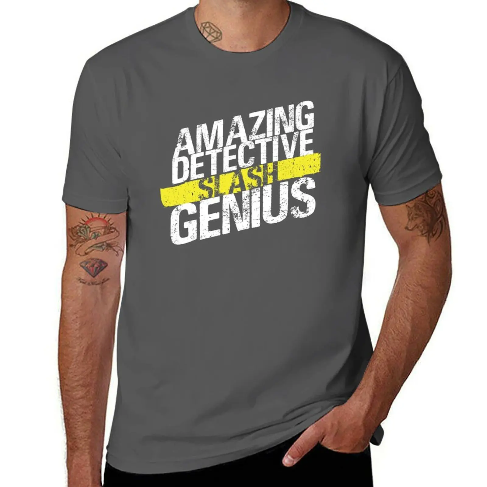 

Amazing Detective SLASH Genius T-Shirt new edition graphic shirts for a boy mens fashion