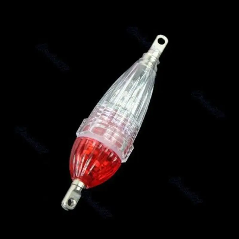 Flashing LED  Drop Underwater Fishing Squid Lure Red Light Flashing  New