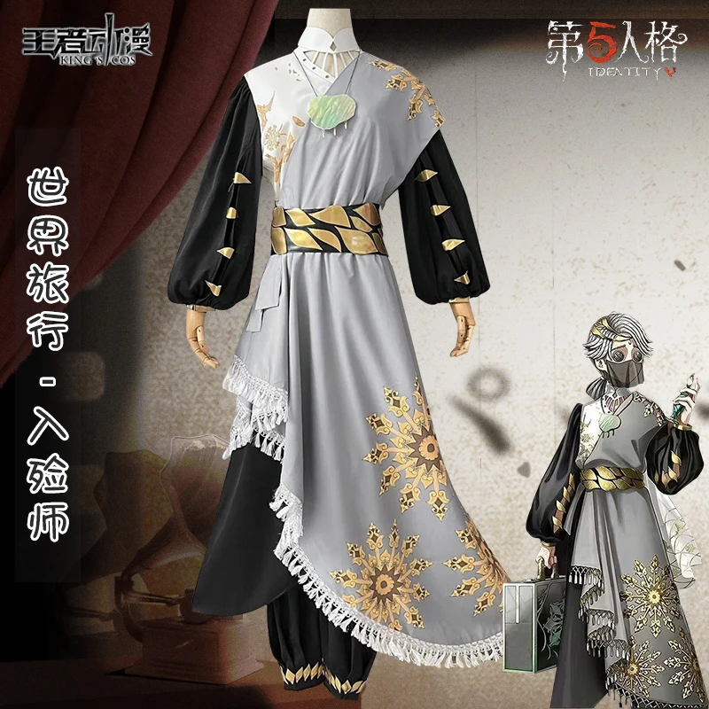 Identity V Game Embalmer Aesop Carl Cosplay Costume Gorgeous Handsome Travel The World Uniform Role Play Outfit for Halloween