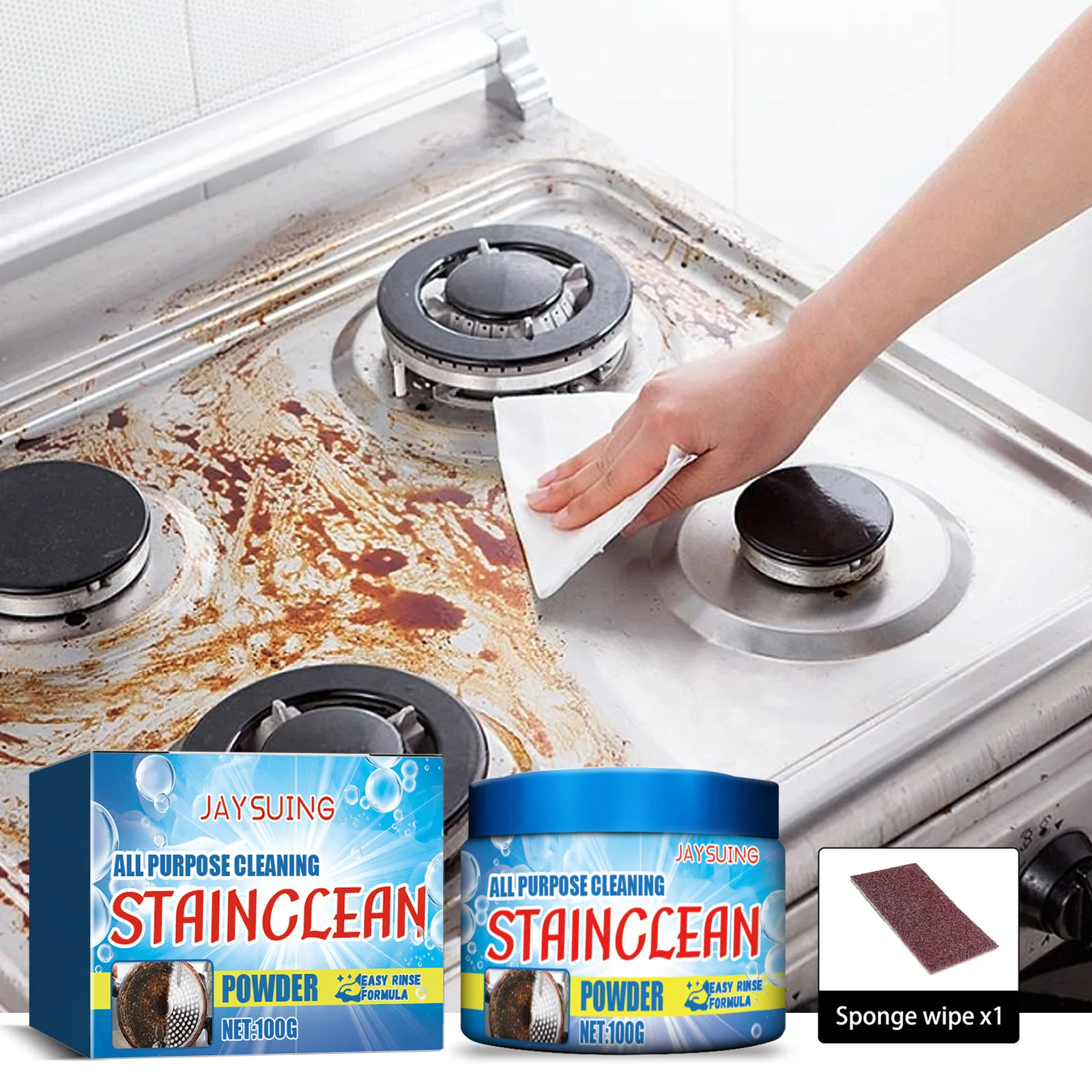 Protective Kitchen Cleaner Stove Top Cleaner and Degreaser for Cleaning Pots Stove Pot Bottom