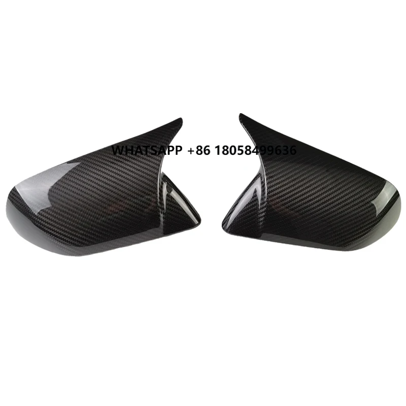 

Horn Carbon Fiber Rearview Mirror Cap for Ford Mustang Accessories GT350 GT Coupe Side Mirror Car Exterior Product Auto Parts