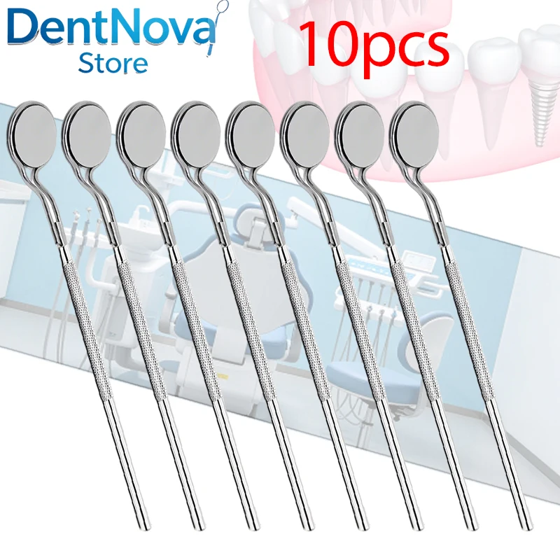 

Dental Mouth Mirror Professional Anti-Fog Coating Rhodium Plated Double Ended Oral Care Tool For Dentist