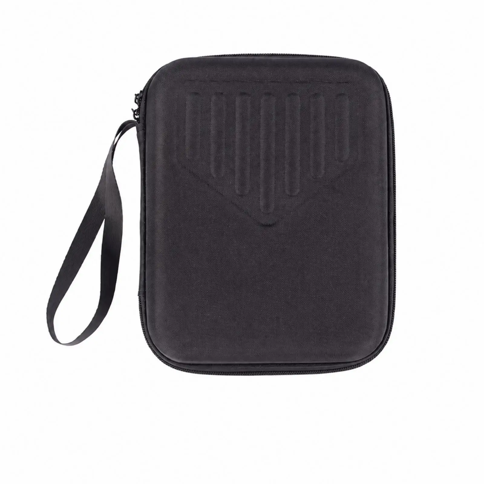 Thumb Piano Hard Shell Case EVA Foam Shockproof Kalimba Travel Storage Bag with Securing Strap and Pocket