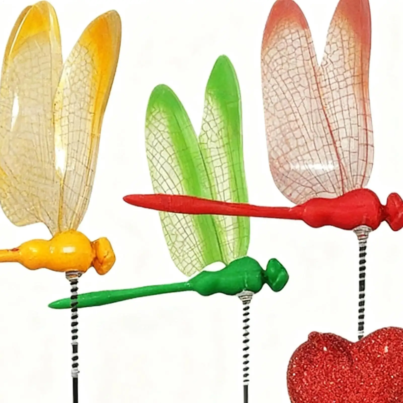 

Колья для стрекозы, украшение для сада, ландшафтного дизайна, букет цветов в форме сердца, выбор для садожников, внутренние и уличные пейзажи «сделай сам»