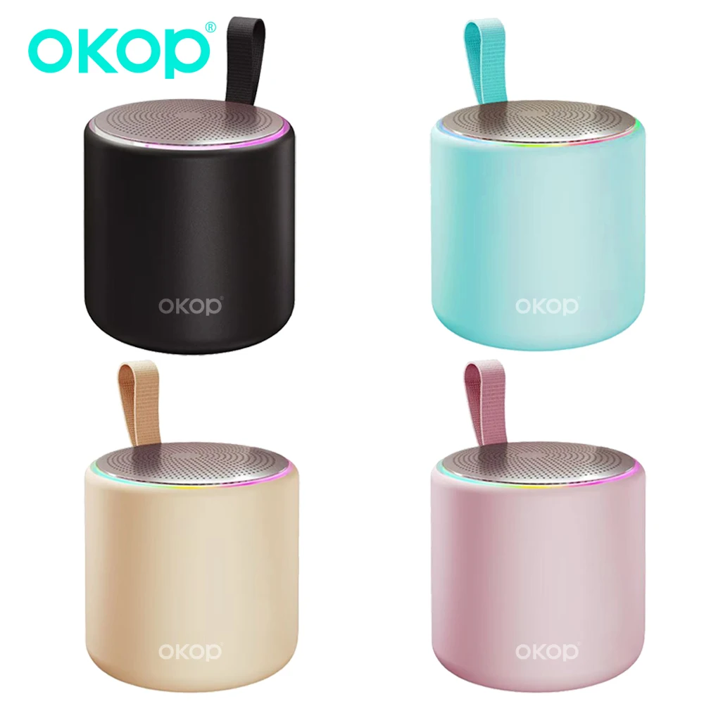 

OKOP Wireless Bluetooth Audio,Small Indoor Audio,Portable Mini Speaker,Waterproof Outdoor HIFI Sound Speakers TF, USB, FM, TWS