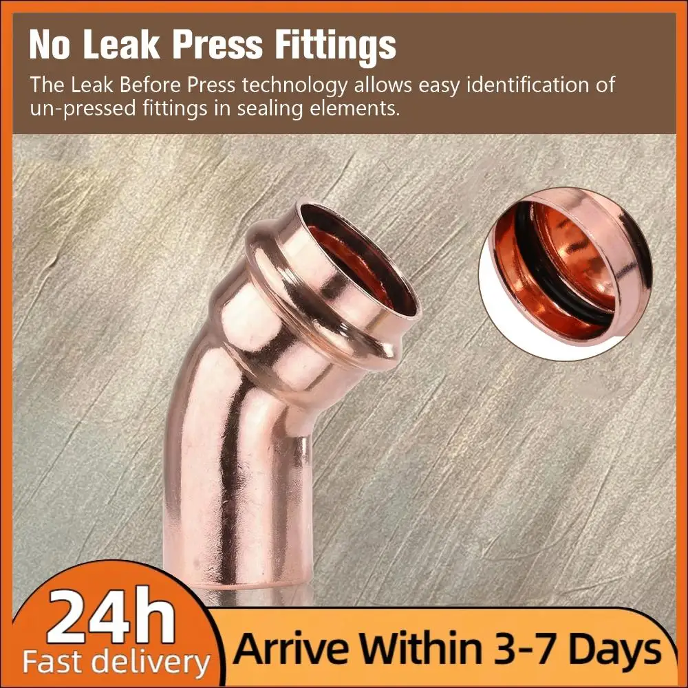 

Медные соединители для труб, герметичные медные муфты, универсальные фитинги для домашней сантехники