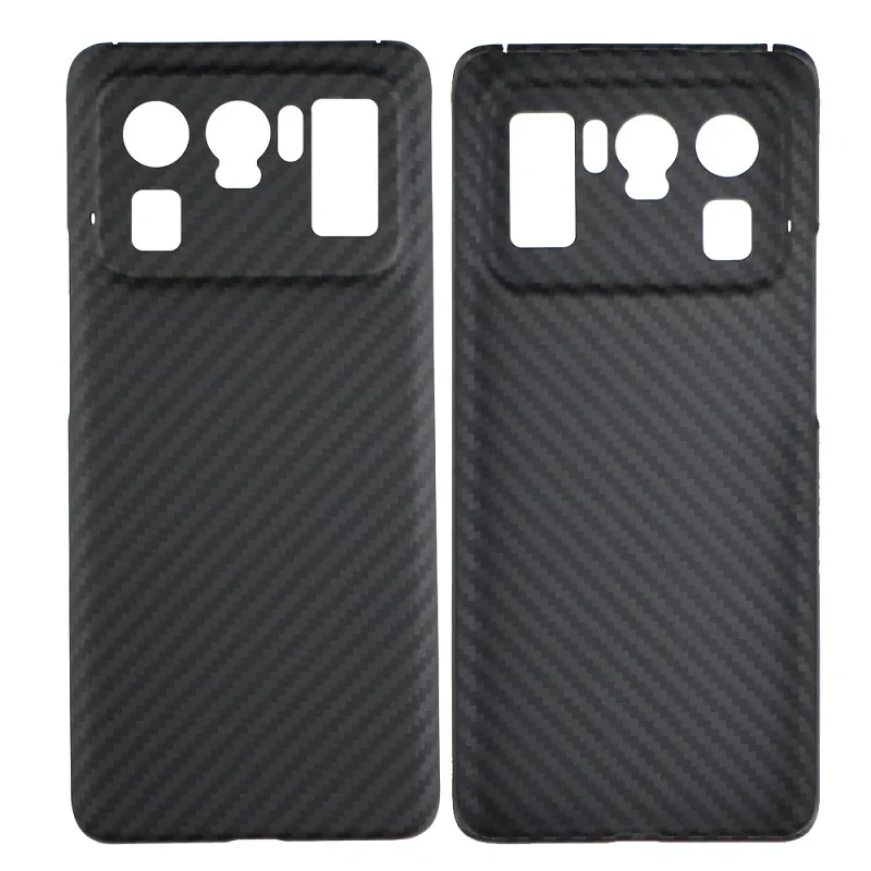 Carbon Fiber Phone Case For Xiaomi 11 Ultra Anti-fall ShockProof Slim Aramid Cover For Xiaomi Mi 11Ultra Real Carbon Fiber Case