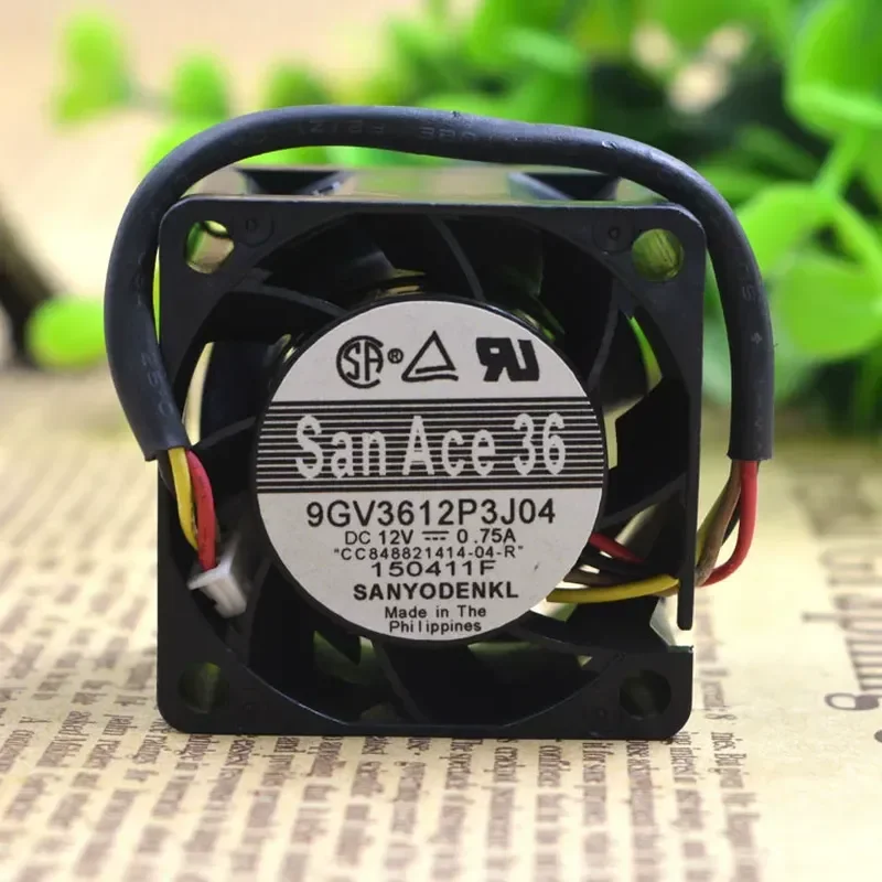 Violent Fan 9GV3612P3J04 for Sanyo 3.6CM 3628 12V 0.75A Double Ball Bearing