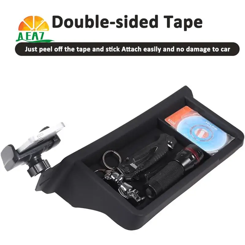 

AEA7-For BMW X1 U11 2023 2024 Central Control Dashboard Storage Organizer Tray With Phone Holder Mount Accessories