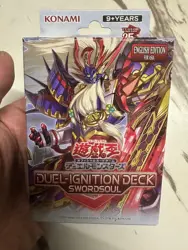 Yugioh KONAMI Duel Monsters Duel Ignition Deck Swordsoul DI02 Asian English Collection Sealed Booster Box
