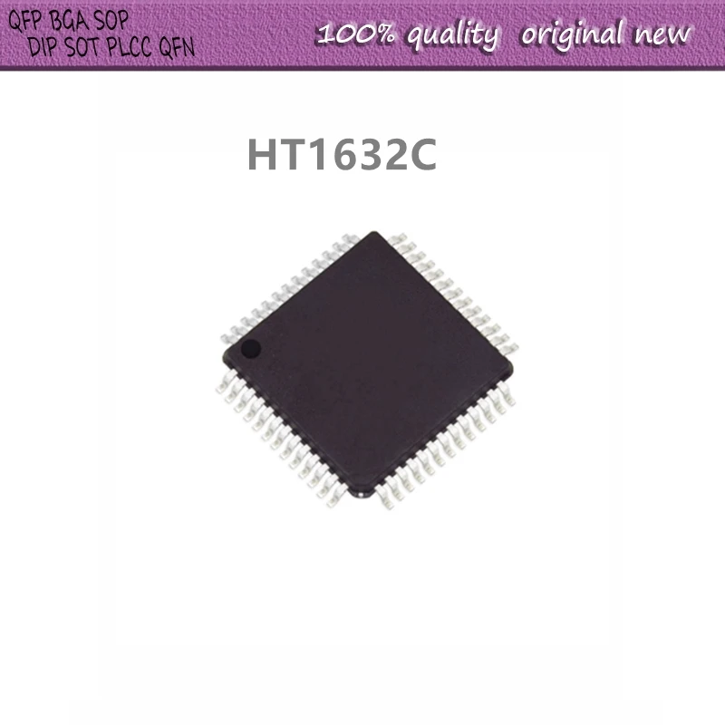 10Pcs/Lot HT1632C HT1632 QFP-52