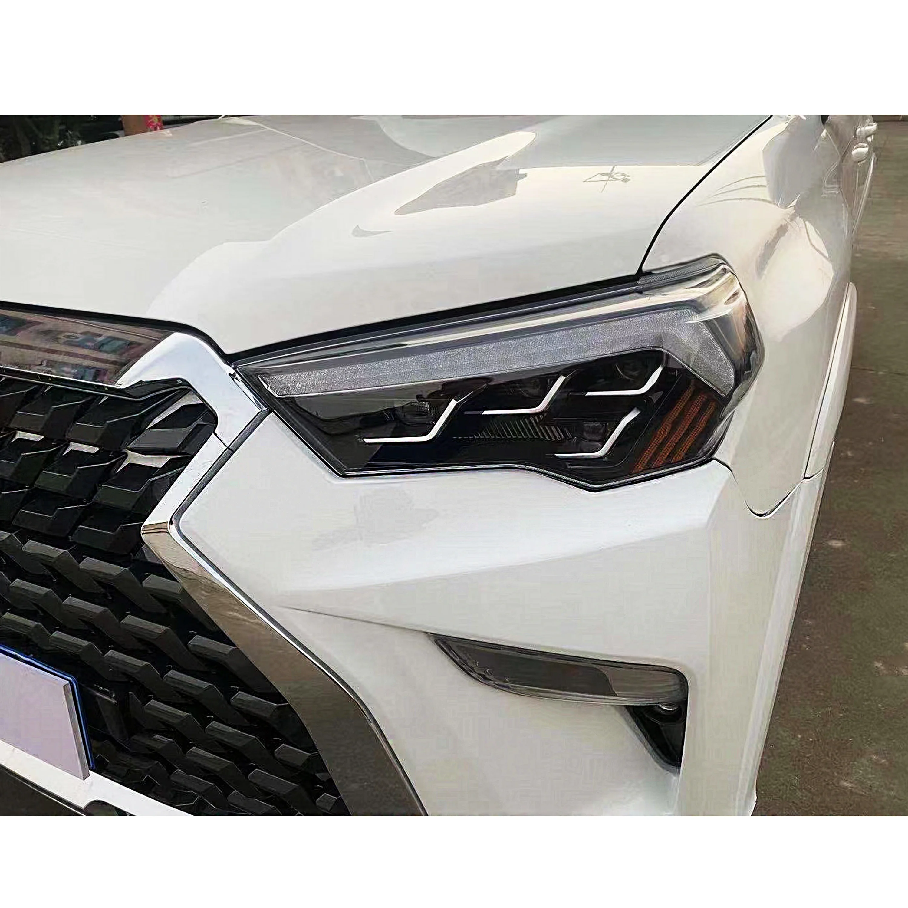 

Car Part Front Bumper Body Kit for 4 RUNNER to Lexus model Front Bumper New Upgrade Body 4runner 2010-2020 with auto lamps