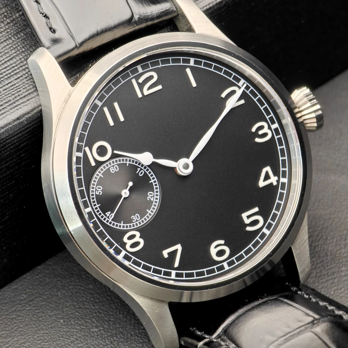 Corgeut Herren Luxus-Modeuhr, 42mm, Saphirglas, St3600 Uhrwerk, 316L Stahlgehäuse, 50m wasserdicht, reloj homb – Detail 2