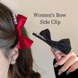 2pcs Fashion Girls Cute Hair Clips Fashion Daily Hair Clips Hair Accessories Elegant Party Gifts Vintage Women Bow Hairpin