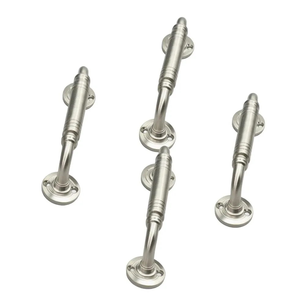 Door Hinge with Stainless Steel Construction and Curved Profile for Enhanced Grip and Seamless Integration into Door Systems
