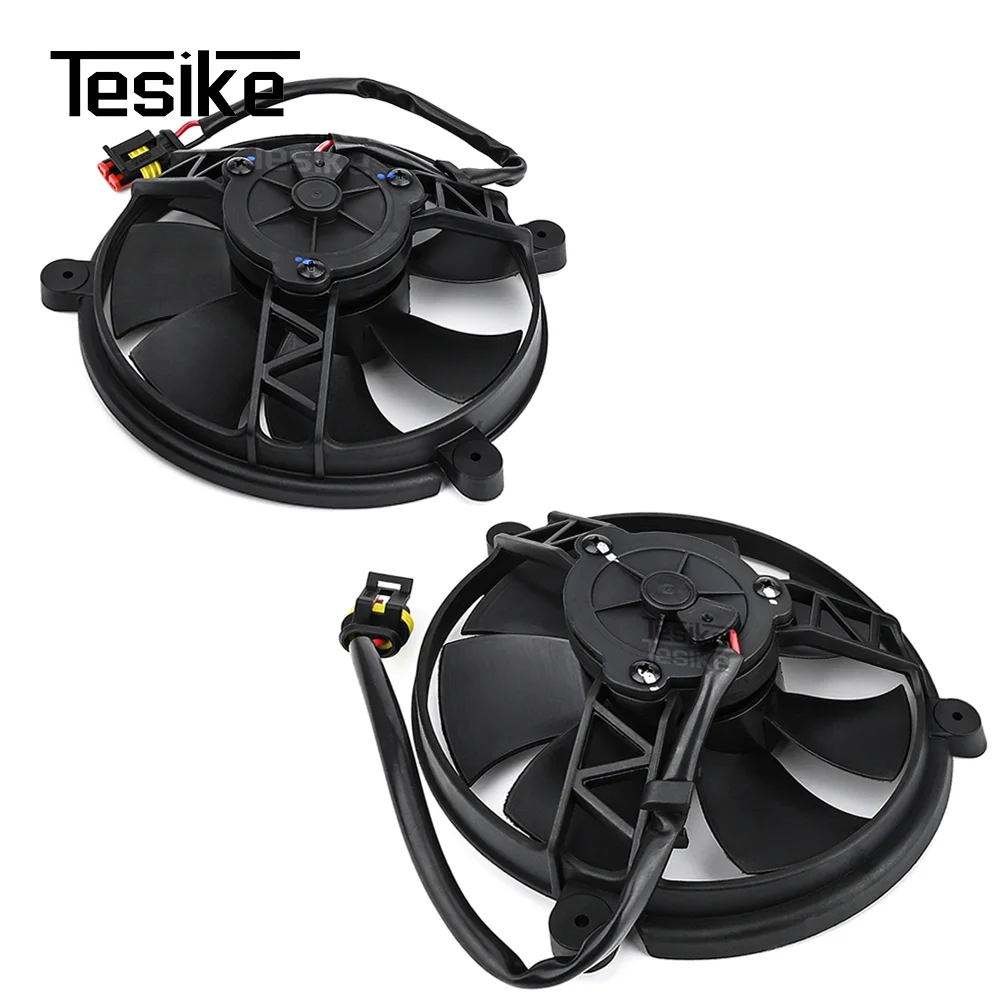 Motorcycle Radiator Cooling Fan Water Oil Cooler 12V For Ducati Panigale V4/V4S 2021-2024 V4/V4S 1100 Bike Engine Accessories