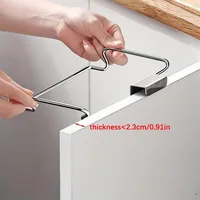 1PCS ferroalloy trash rack, closet Cabinet door trash bag holder, Kitchen accessories, - Image 5
