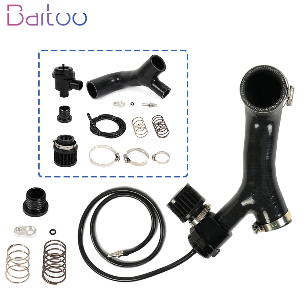 Bartoo-Turbo Blow Off Valve Kit BOV Silicone Hose Pipe For 2017-2023 Can-am Maverick X3 BOV102
