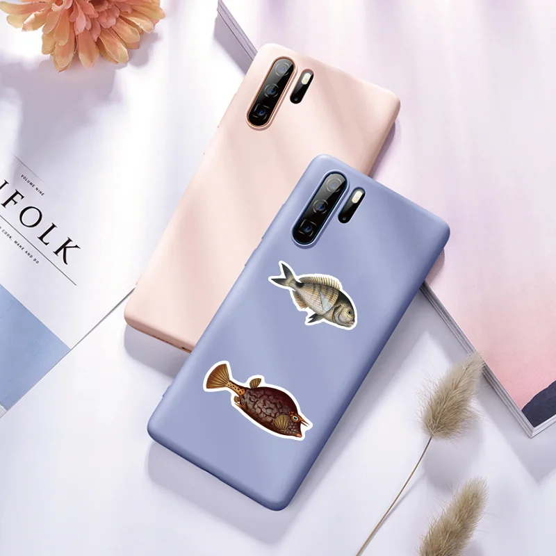 10/25/50pcs ryby morskie Ocean świat naklejki kreskówka dla album do scrapbookingu DIY papeteria butelka wody telefon Laptop gitara zabawka