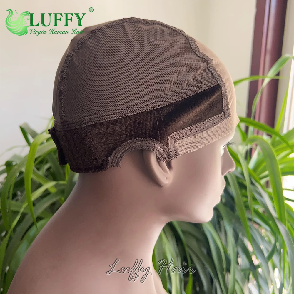 Swiss Lace Wig Cap for Making Wigs With Adjustable Strap on the Back Hair Wearing Genius Mesh Cap Glueless Wig Caps