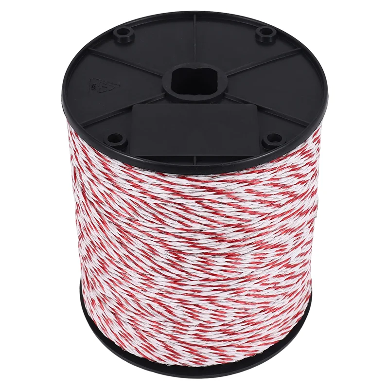 

AA63 HOT Ultra-Low Resistance Wire 500M Electric Fence Electric Rope For Pig Horse Cattle Sheep Animal Fence