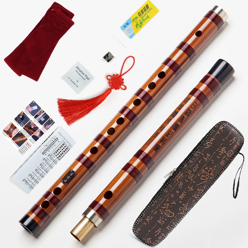 CDEFG Keys Mr DongxueHua made Traditional Chinese Woodwind Musical Instruments Professional Beginner Dizi Flute