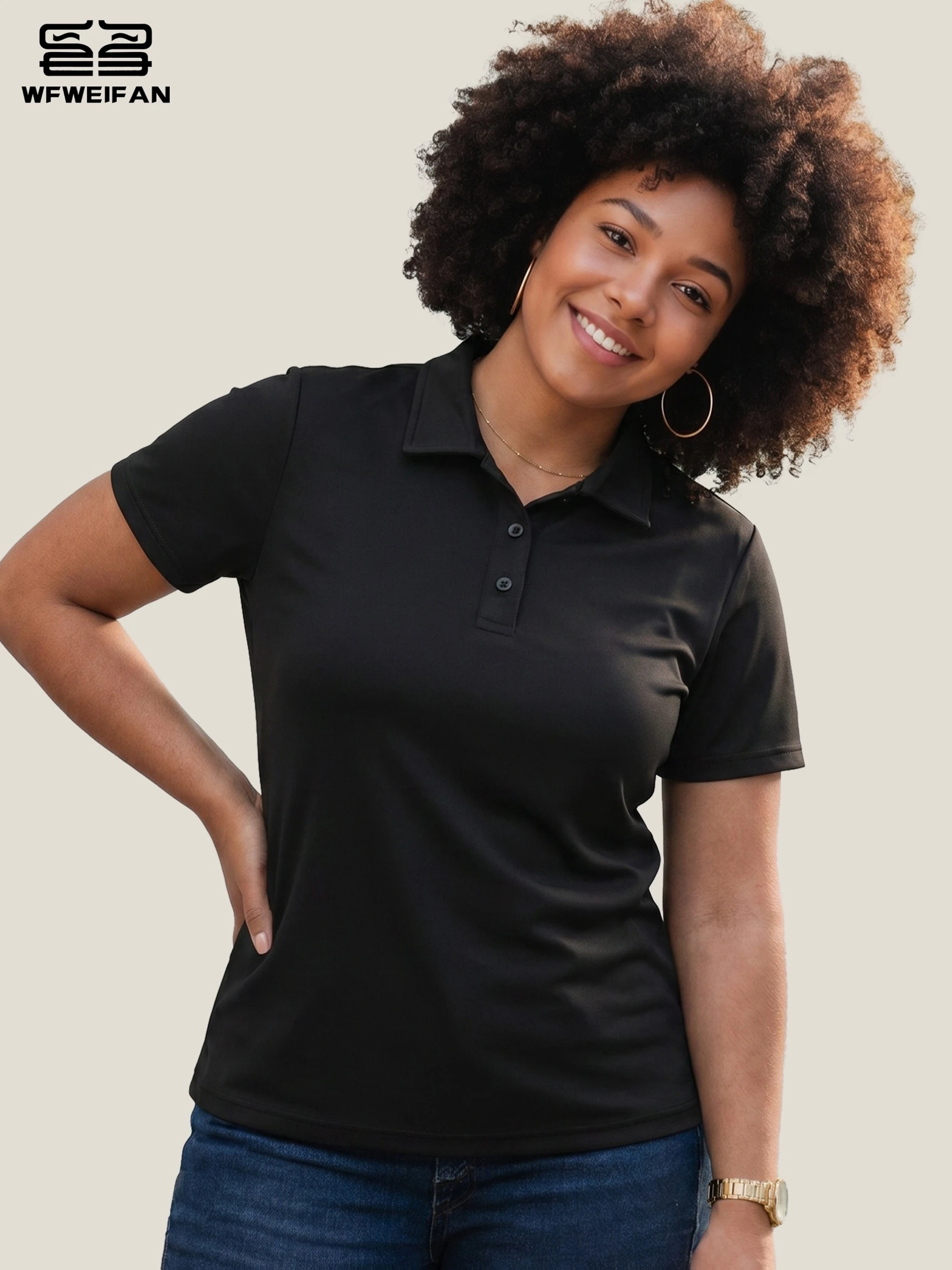 Women's Short Sleeve Moisture-Wicking Quick-Dry Shirt, Ideal for Golf, Tennis, Running, Fishing