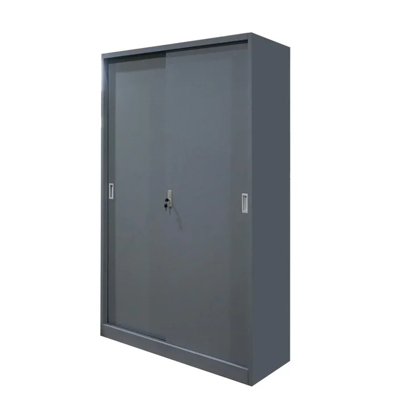 #For Sale Four-Shelf Filing Cabinet High Quality Cold Rolled Steel Sliding Door Home Office Workshop Hospital Supermarket Office