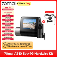 70mai Dash Cam A510 1944P 3K Resolution HDR GPS ADAS 140FOV Car DVR Support 4G Remote Monitor 24H Parking Surveillance