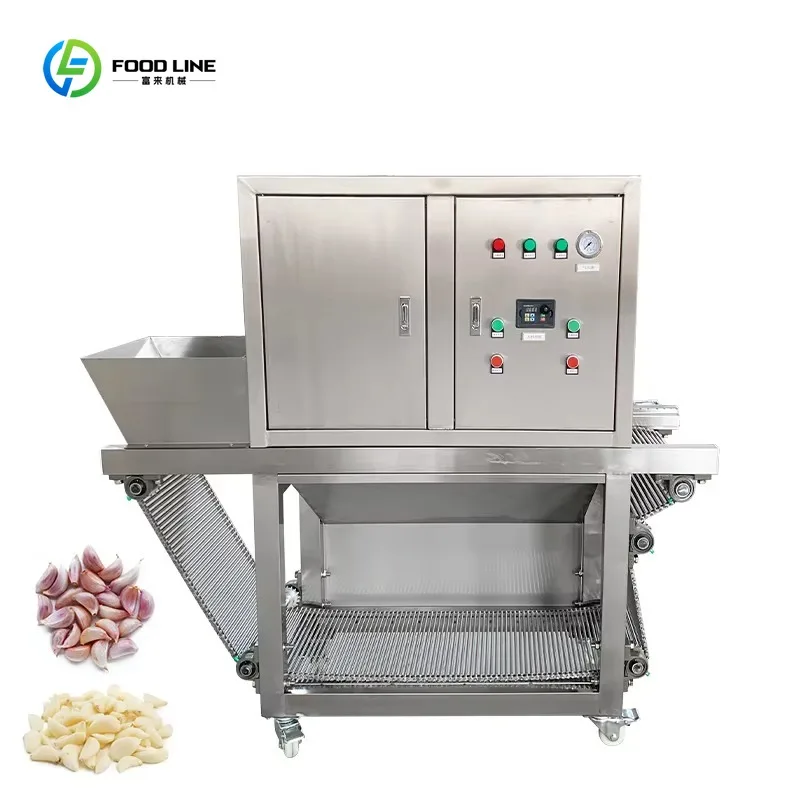 Industrial Automatic Garlic Peeling Machine Stainless Steel High Efficiency Processing Equipment for Food Factory