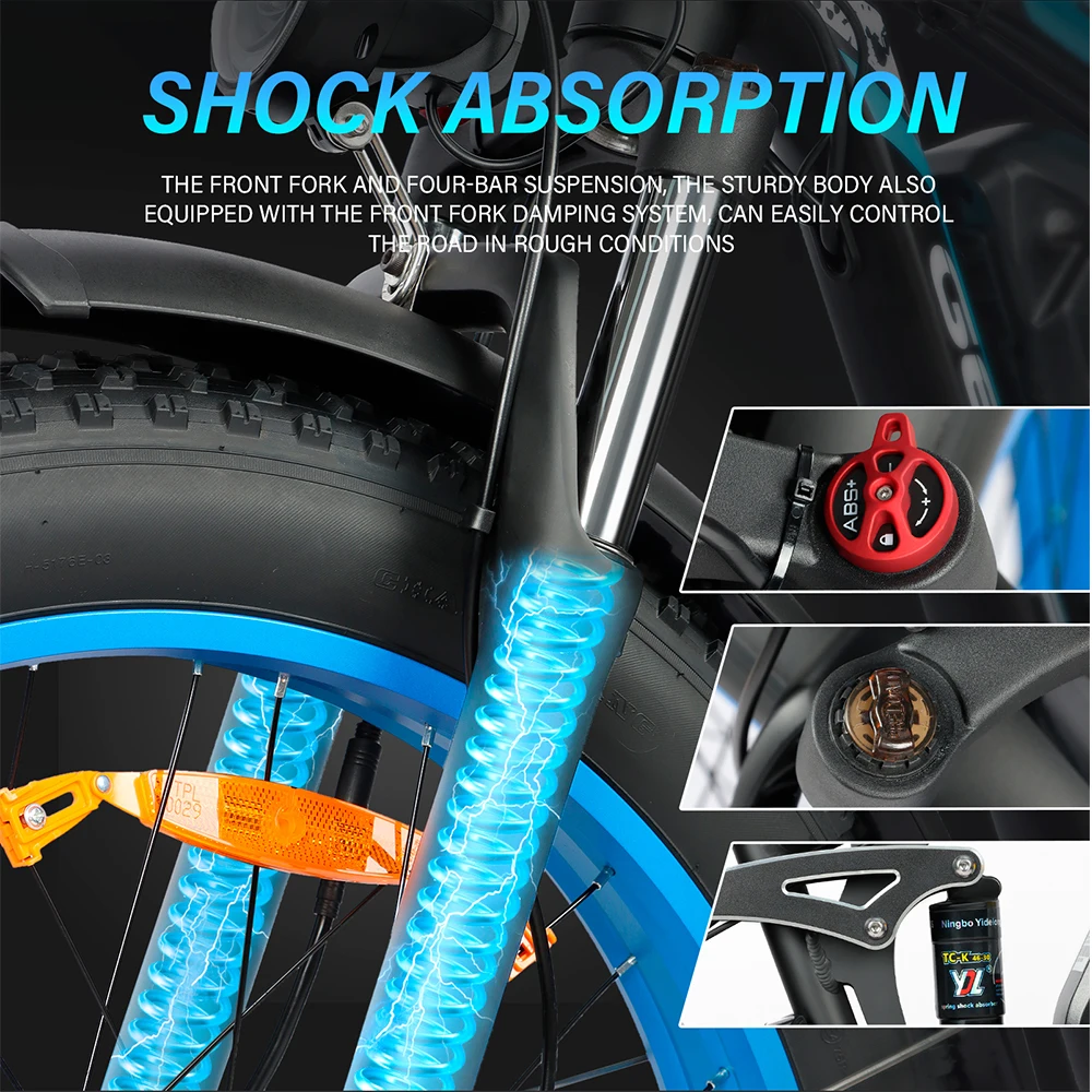 Mankeel DP-2603 دراجة كهربائية 3000 واط محرك مزدوج 48 فولت 25 أمبير بطارية قابلة للإزالة 26 "الطرق الوعرة الدهون الإطارات دراجات كهربائية للكبار