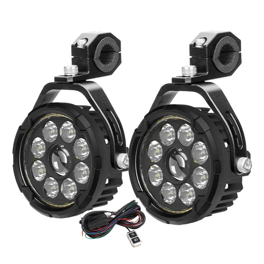 

up to date 4.5 Inch 55w Car Led Work Offroad Spot Flood Light Truck Round Led Driving Light for Motorcycle