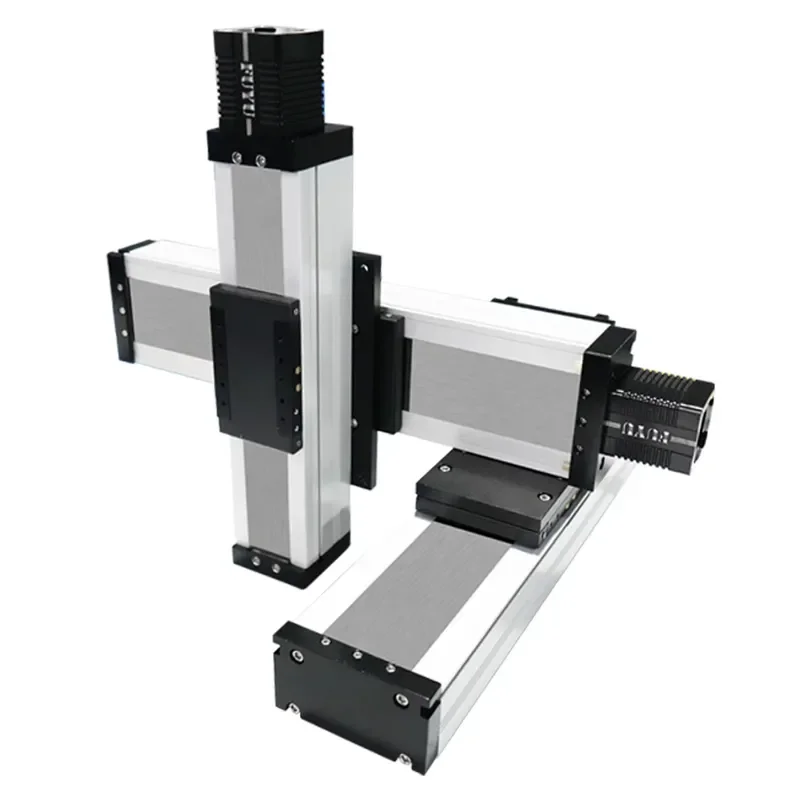 For FSL120 Aluminum Module High Precision Ball Screw Linear Rail Guide Motor 100kg Load Capacity 1500mm Stroke Length 0.01mm