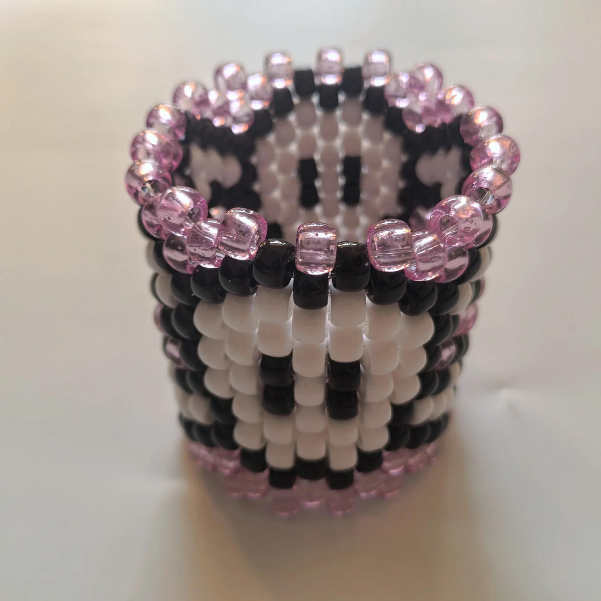 Y2K Wide Beaded Cuff Bracelet For Women Handmade Acrylic Seed Bead Woven Bracelet Colorful Stackable Party Fashion Hand Jewelry