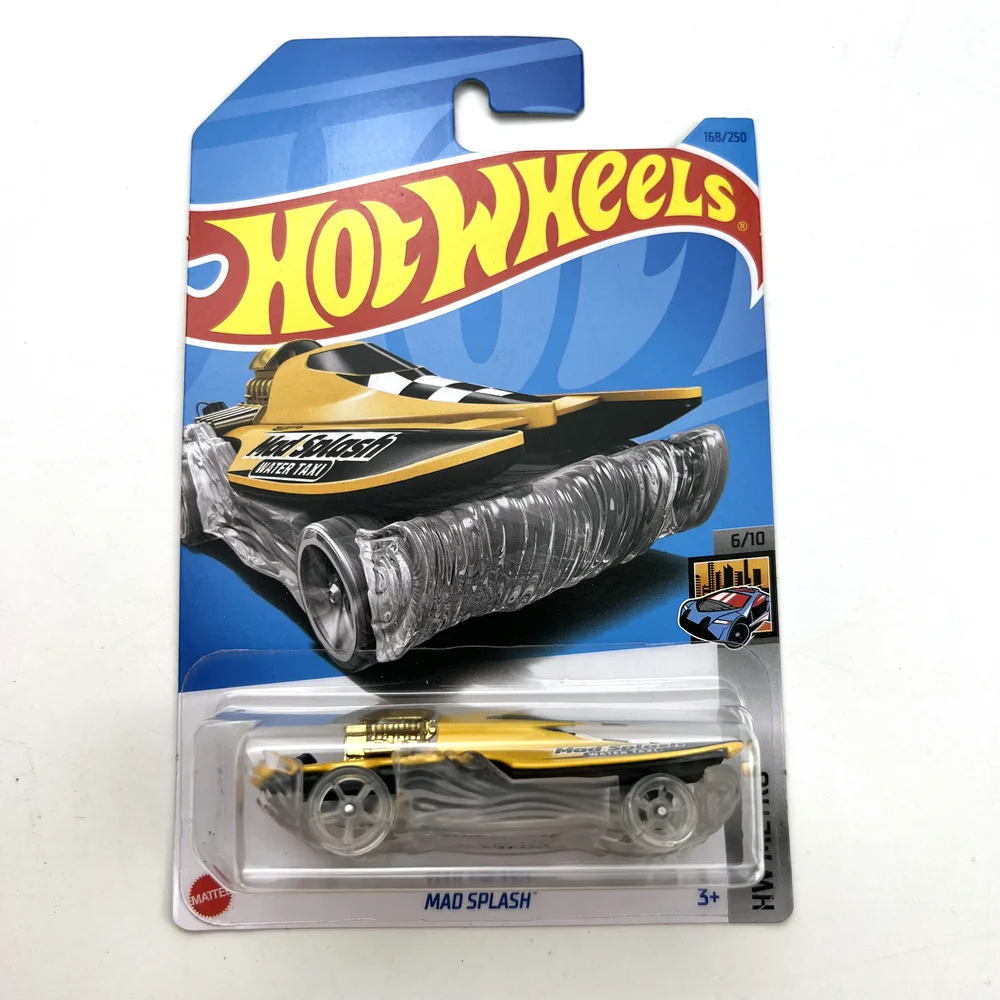 2023-168 Hot Wheels Cars MAD SPLASH 1/64 Metal Die-cast Model Toy Vehicles