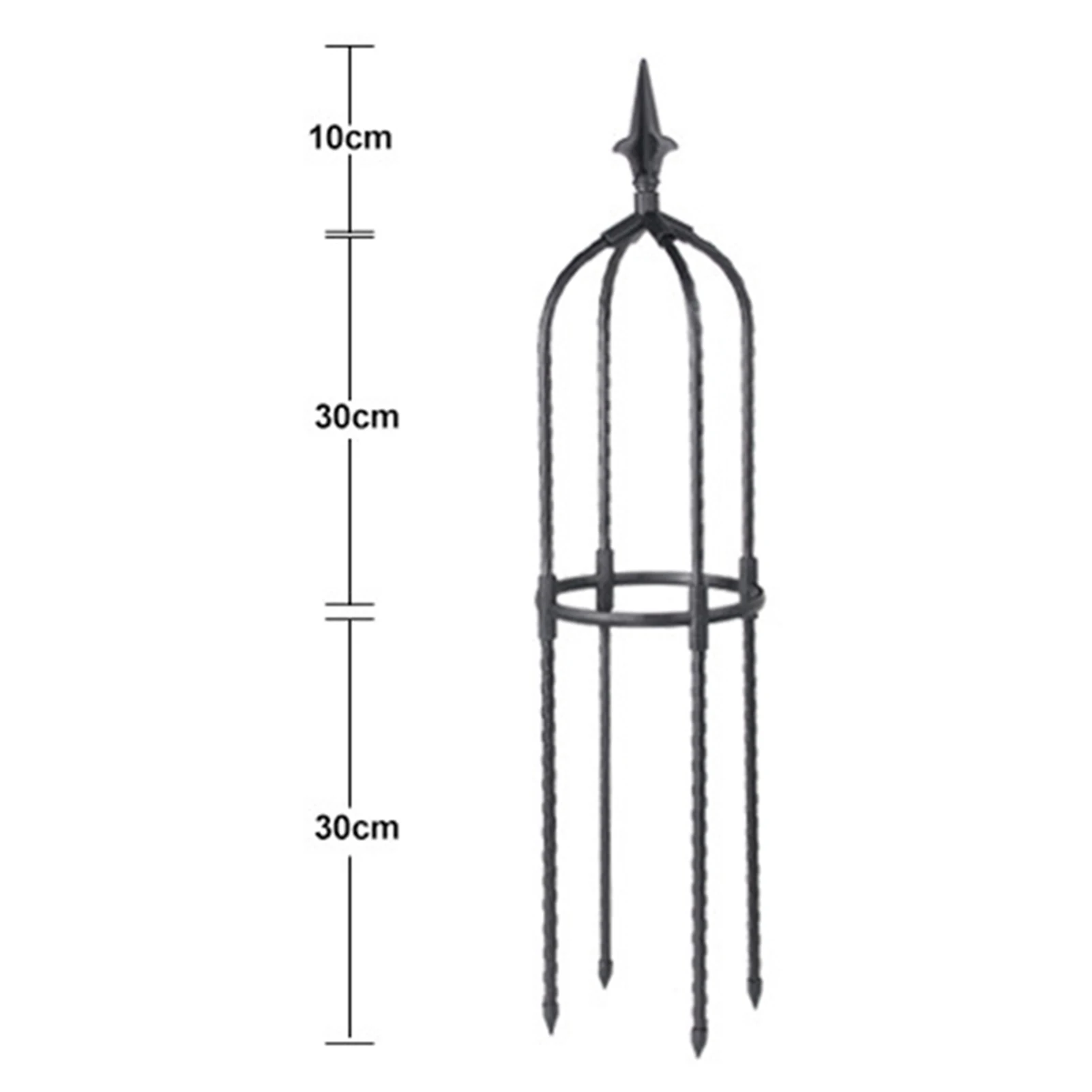 70/90/110cm Plant Climbing Frame Outdoor Flower Stand Garden Obelisk Trellis Portable Plant Support Tower European Flower Stand