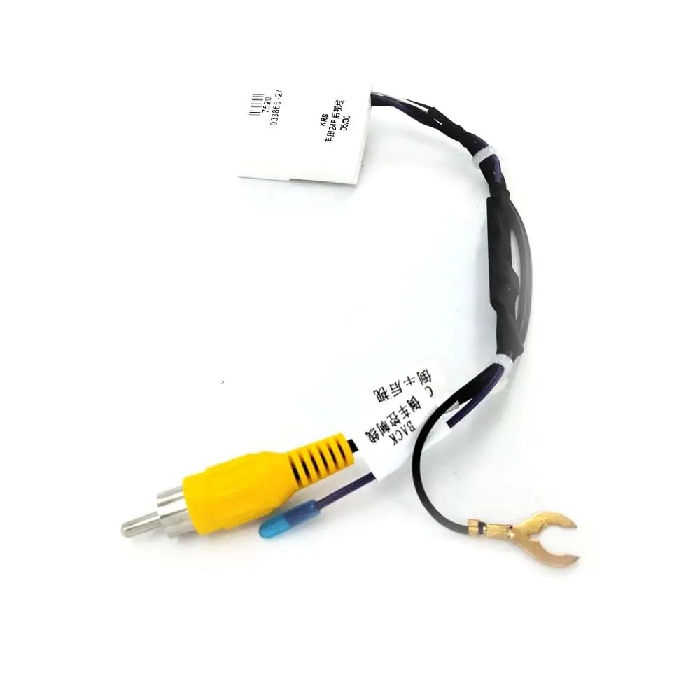 

24-Pin Rear View Backup Camera Cable For Toyota Factory Cam Video Output Adapter
